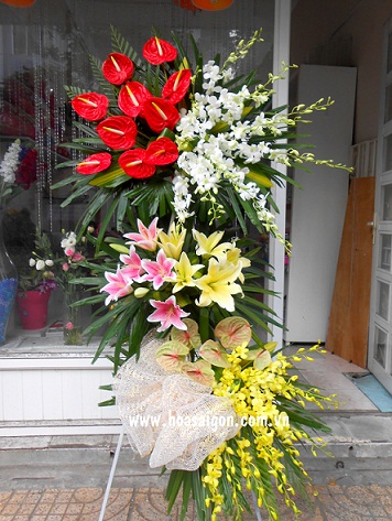 đặt hoa khai trương mang may mắn