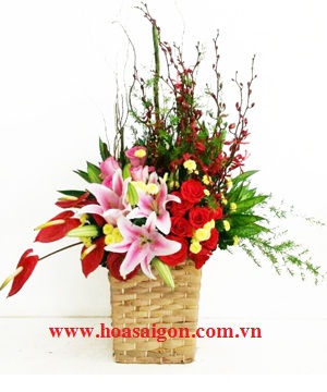 hoa tươi chuyển thông điệp yêu thương