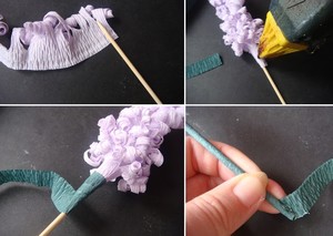 Cách làm hoa bằng giấy nhún đơn giản mà tuyệt đẹp