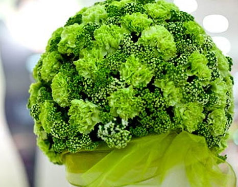Những lo&agrave;i hoa m&agrave;u xanh l&aacute; c&acirc;y b&igrave;nh dị