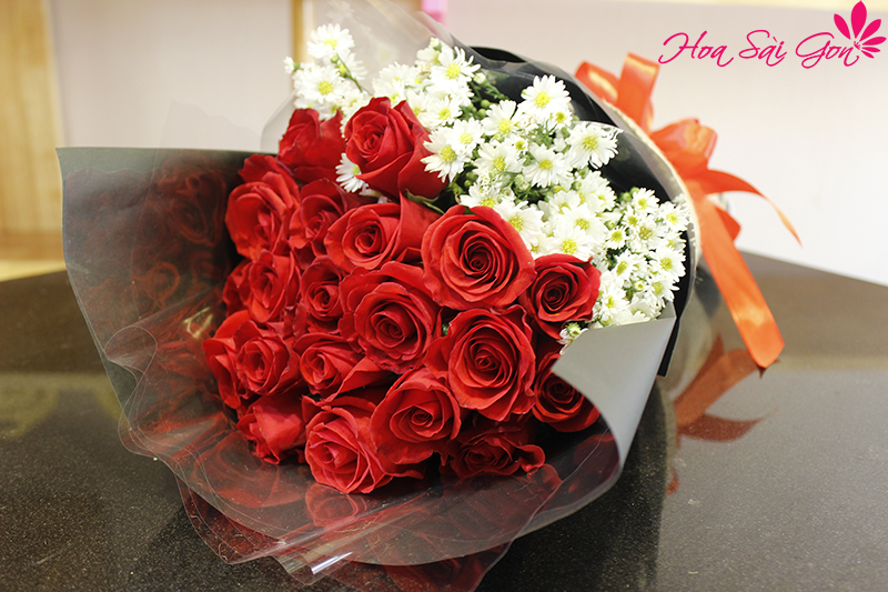 Chúc bạn sẽ  tự bó được một bó hoa đẹp để gửi tặng cho người ấy của mình