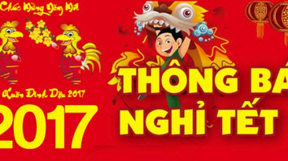 Hoa Sài Gòn Thông Báo Nghỉ Tết Nguyên Đán Đinh Dậu 2017