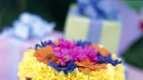 Hướng dẫn cắm hoa hình bánh sinh nhật