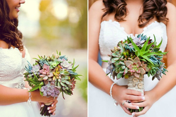 Nên chọn những bó hoa cưới vừa với bàn tay của cô dâu
