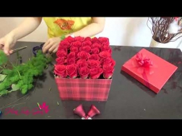 Hoa tươi noel - Hộp quà hoa độc đáo cho Lễ Giáng Sinh